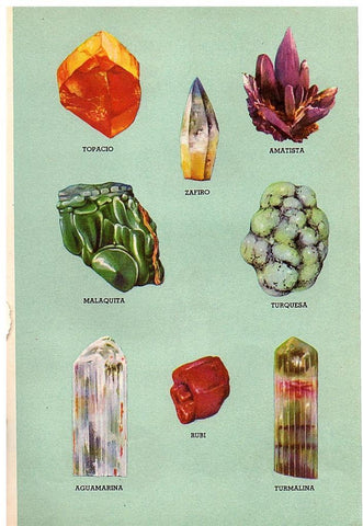 LAMINA 28685: Tipos de minerales