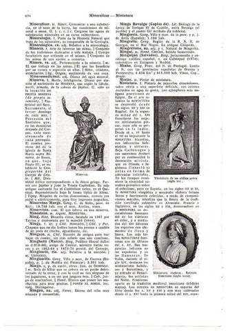 LAMINA 28688: Minerva y miniaturas persa e inglesa