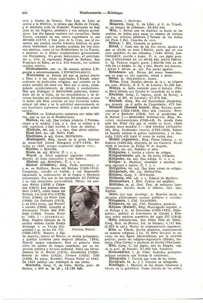 LAMINA 28693: Gabriela Mistral
