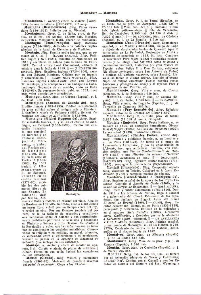 LAMINA 28704: Montaigne