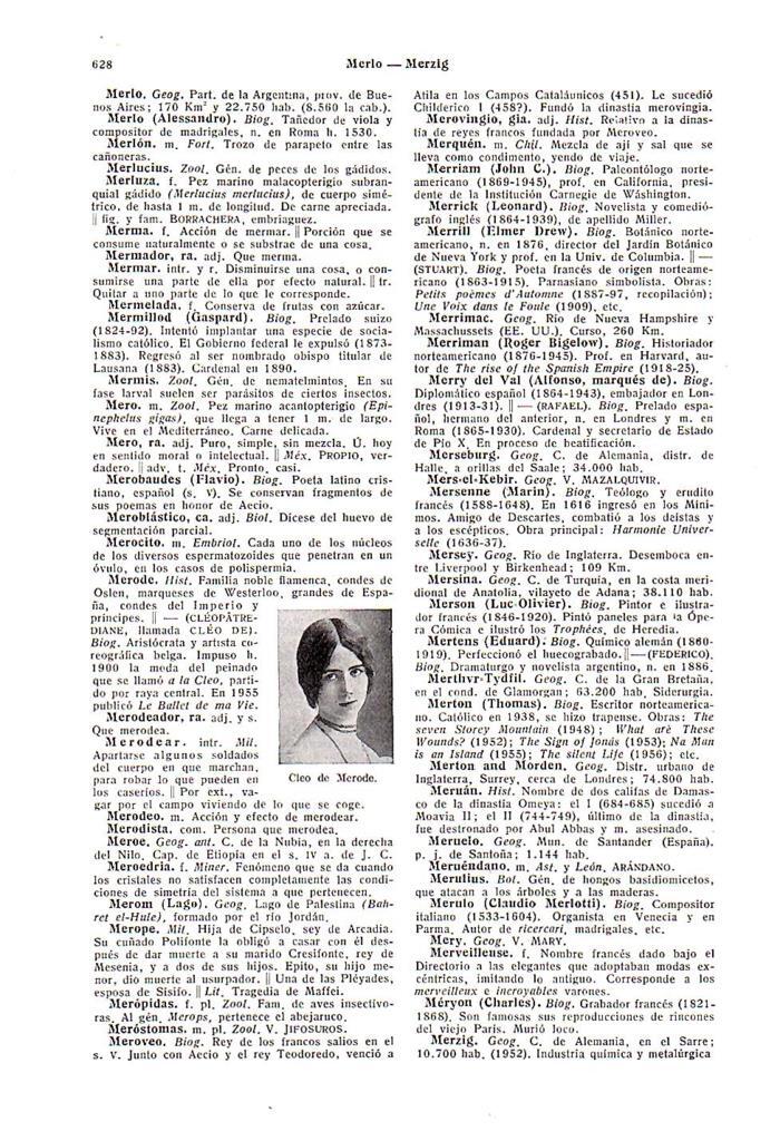 LAMINA 28672: Cleo de Merode