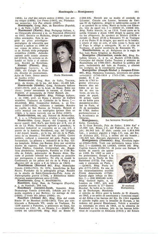 LAMINA 28707: Maria Montessori y el mariscal Montgomery