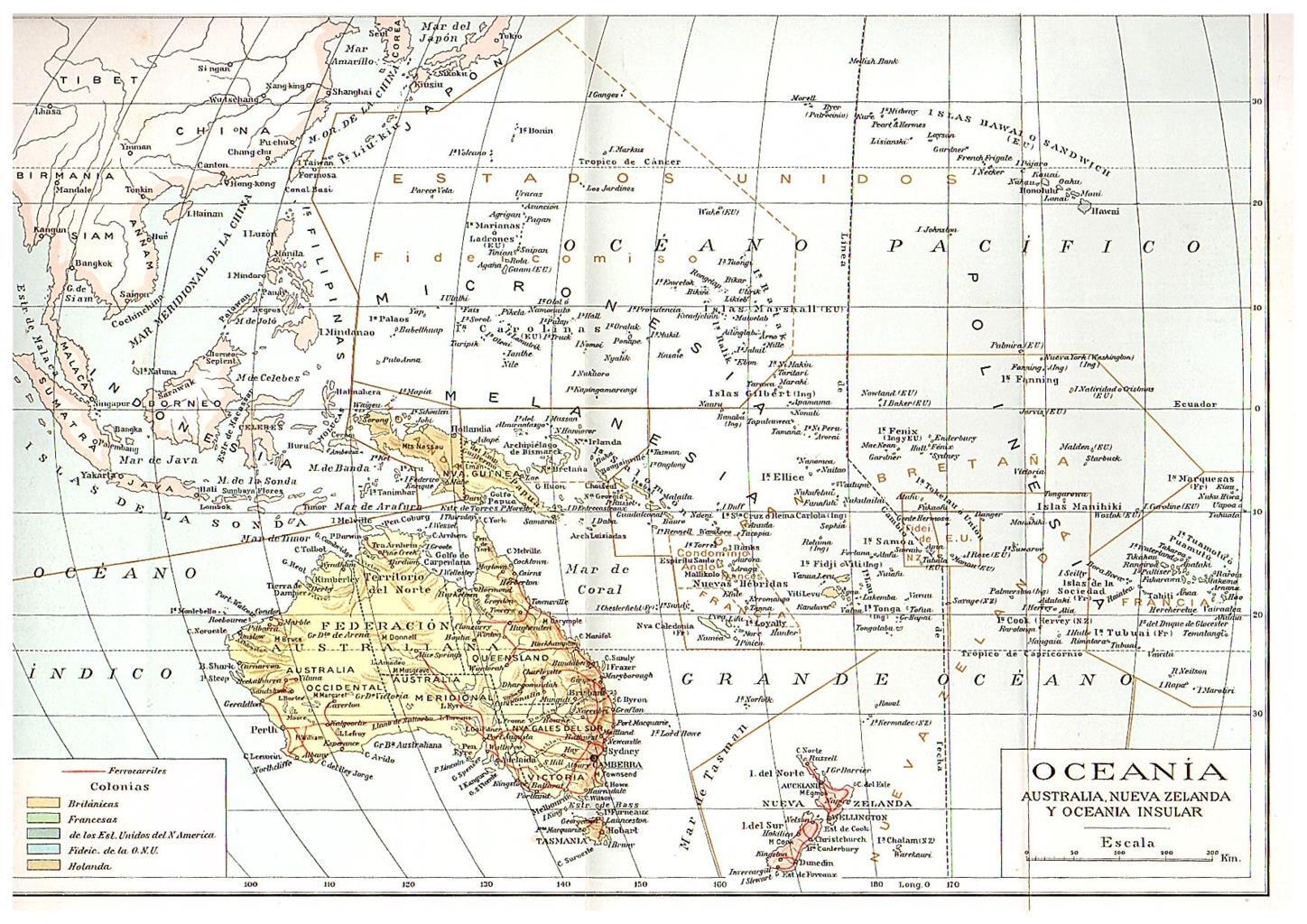 LAMINA 28761: Mapa de Oceania
