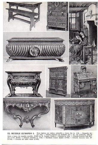 LAMINA 28719: El mueble de Europa