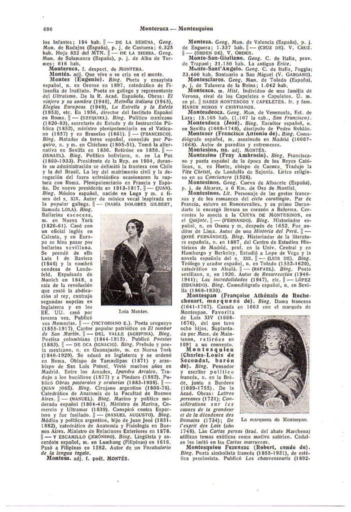 LAMINA 28706: Lola Montes y la marquesa de Montespan