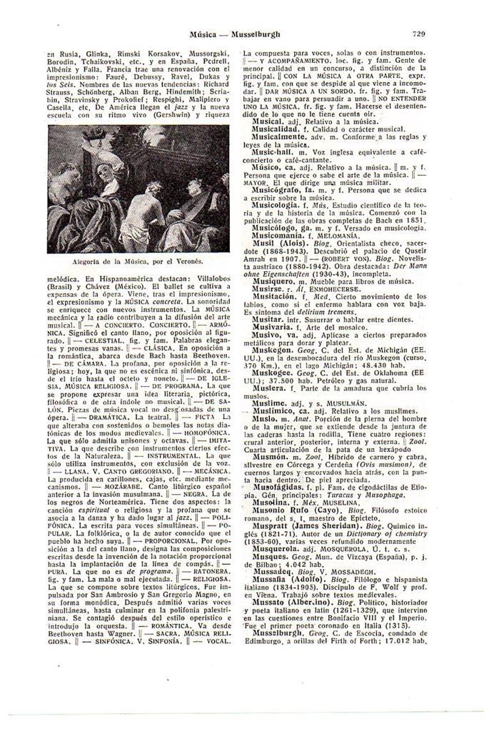 LAMINA 28723: Alegoria de la Musica, pro El Verones