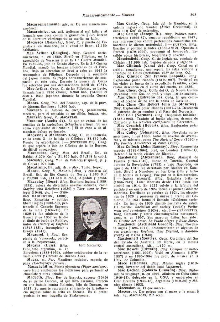 LAMINA 28610: Lord Macaulay