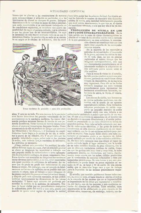 LAMINA V03801: Torno moderno