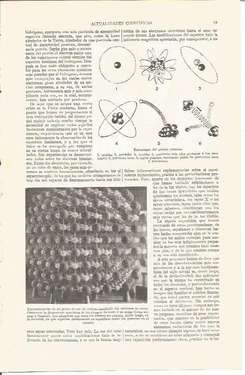 LAMINA V03799: Estructura del nucleo atomico y un grano de sal