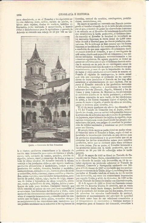 LAMINA V03794: Convento San Francisco en Quito