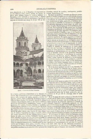LAMINA V03794: Convento San Francisco en Quito