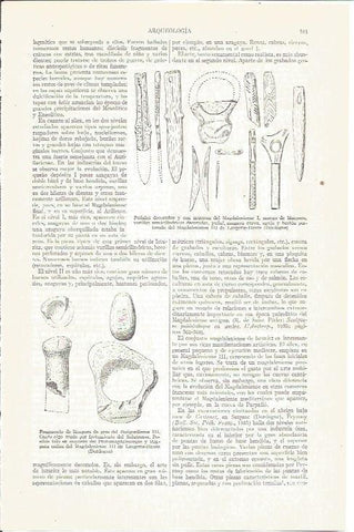LAMINA V03824: Dibujos puñales decorados del Magdaleniense I