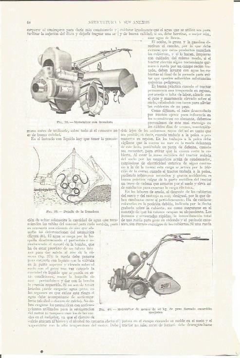 LAMINA V03813: Tipos de monocultor
