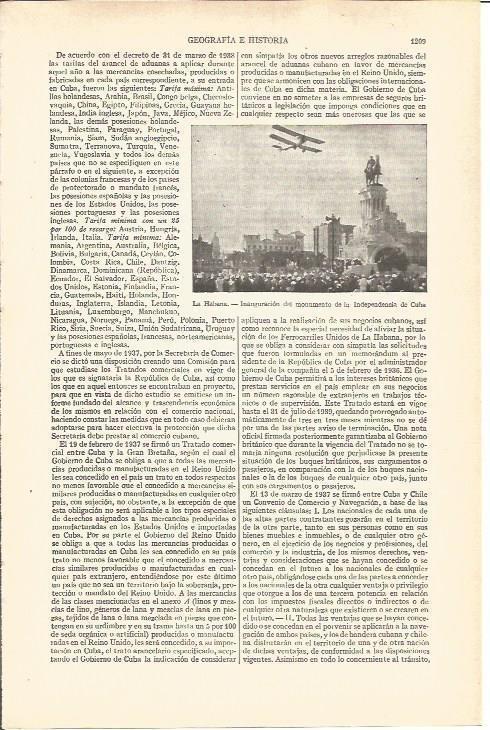 LAMINA V03784: Inaguracion monumento de la Indepencia en La Habana