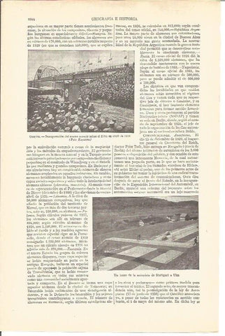LAMINA V03751: Inaguracion del puente sobre el Elba en 1936, Domitz