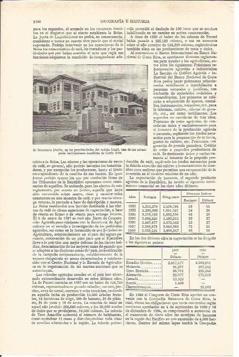 LAMINA V03780: Sanatorio Duran en Costa Rica