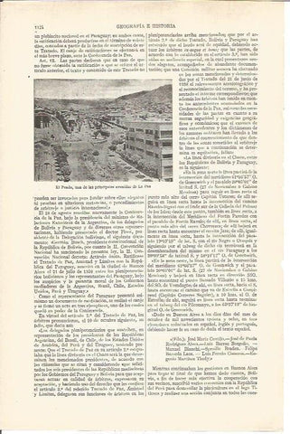 LAMINA V03769: El Prado, avenida de La Paz
