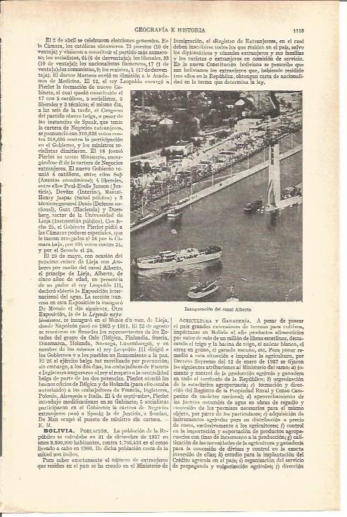 LAMINA V03768: Inaguracion del canal Alberto