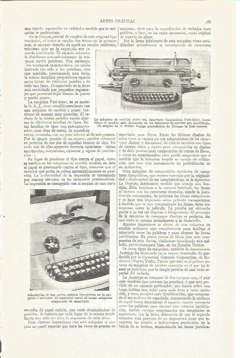 LAMINA V03826: Maquinas de escribir