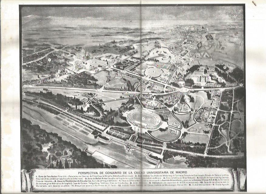 LAMINA V03887: Perspectiva de la Ciudad Universitaria de Madrid