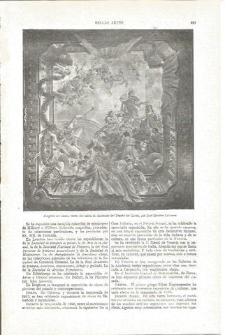 LAMINA V03879: Alegoria del canto del Teatro del Liceo por J. Mestres Cabanes