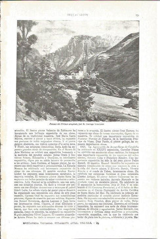 LAMINA V03876: Paisaje del Pirineo aragones por R. Tarrega Viladoms