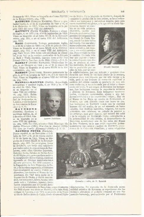 LAMINA V03902: Granadas y cobre por N. Raurich y Leonor Rathbone 