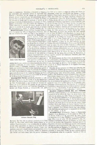LAMINA V03899: Juana Garcia Mantovani y A. Marques Puig
