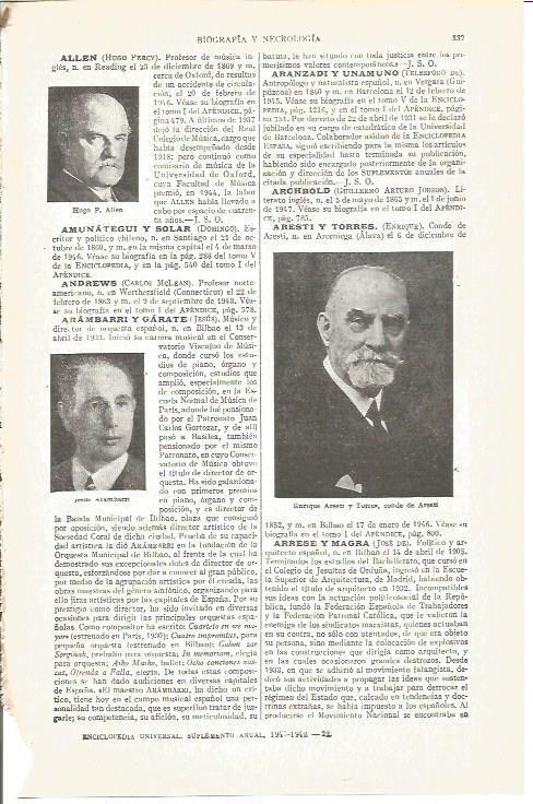 LAMINA V03894: E. Aresti y Torres, J. Arambarri y Hugo P. Allen