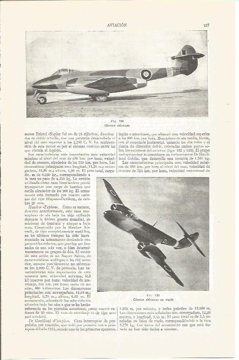 LAMINA V03847: Gloster Meteor