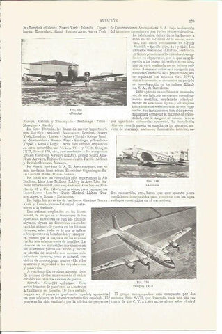 LAMINA V03853: Alcotan y Douglas DC-6