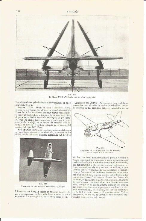 LAMINA V03848: Ryan FR-1 y Vickers Amstrong