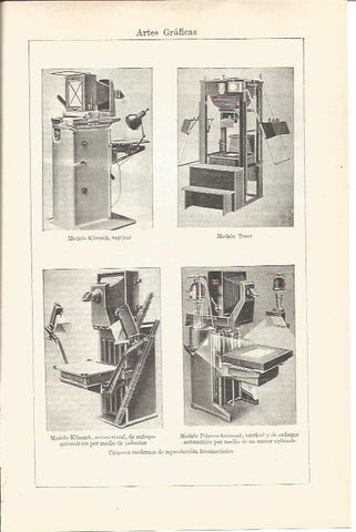 LAMINA V03636: Camaras modernas de reproduccion fotomecanica