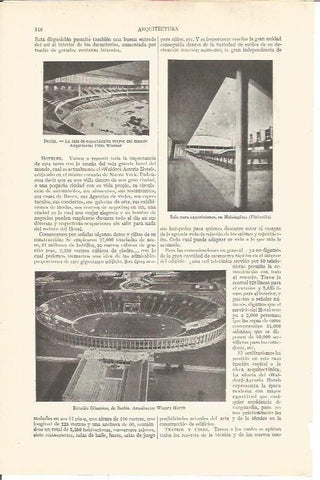 LAMINA V03631: Estadio Olimpico de Berlin por Werner March