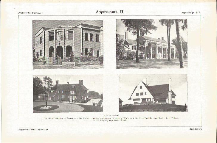 LAMINA V03629: Casas de campo