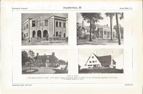 LAMINA V03629: Casas de campo