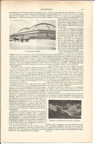 LAMINA V03626: Gran Mercado de Leipzig y Palacio de la Sociedad de las Naciones en Ginebra