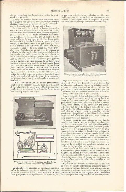 LAMINA V03637: Maquinas para el grabado