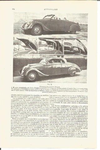 LAMINA V03657: Carroceria descapotable Peugeot
