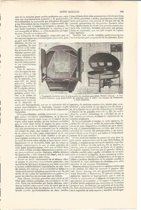 LAMINA V03644: Torniquetes de artes graficas