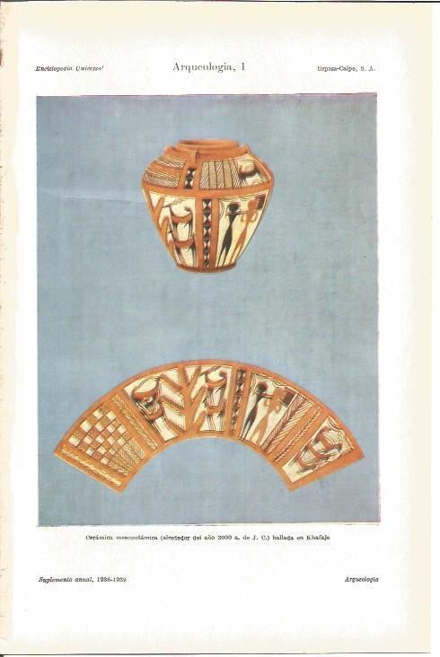 LAMINA V03610: Ceramica mesopotamica año 3000 a. de J.C. en Khafaje