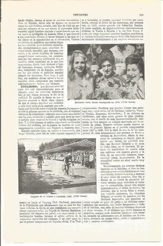 LAMINA V03909: Bernardo Ruiz y vuelta a Cataluña en 1948