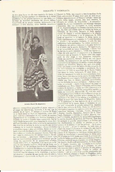 LAMINA V03718: Antonia Abad, La Argentina