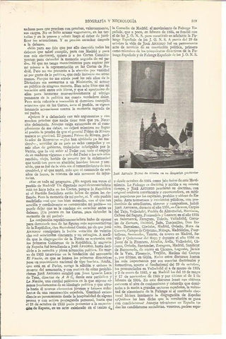 LAMINA V03715: Jose Antonio Primo de Rivera en su despacho