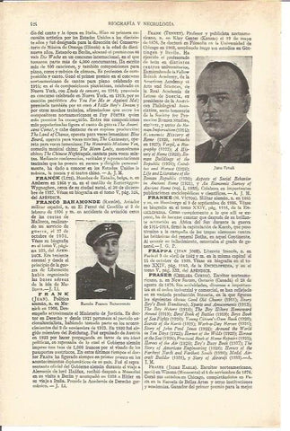 LAMINA V03708: Juan Frank y R. Franco Bahamonde
