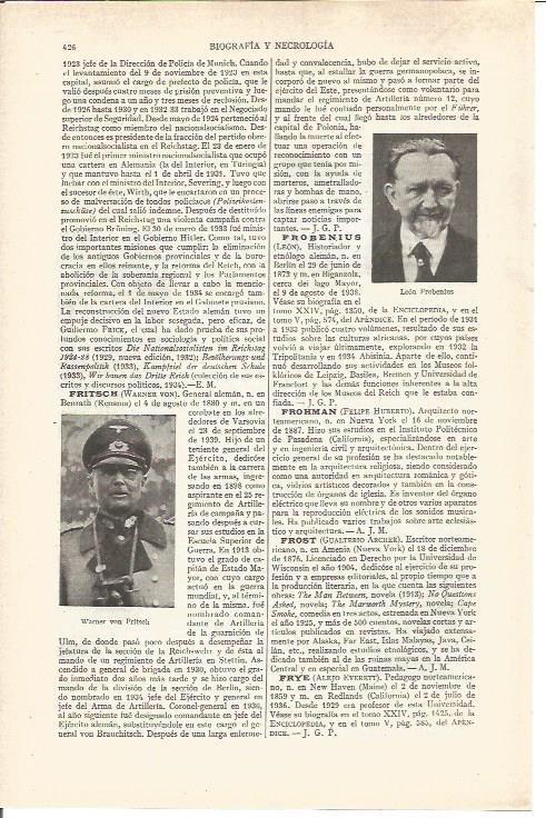 LAMINA V03707: L. Frobenius y Wagner von Fritsch