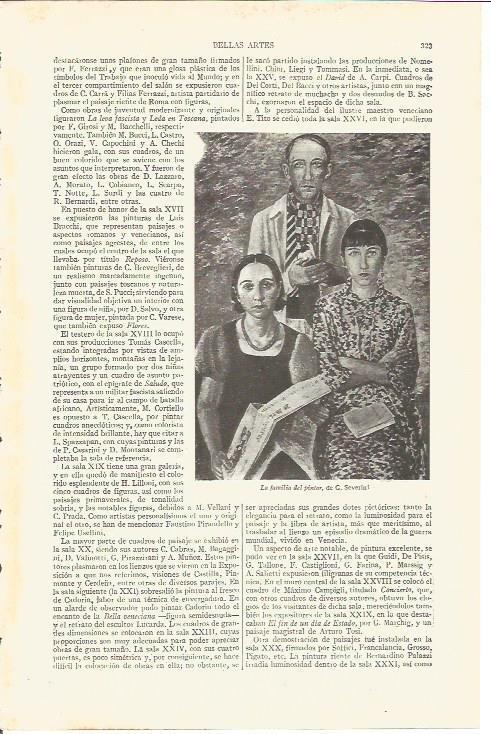 LAMINA V03699: La familia del pintor por G. Severini