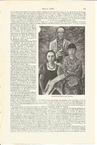 LAMINA V03699: La familia del pintor por G. Severini