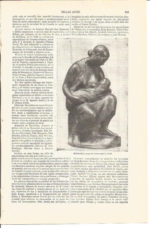 LAMINA V03697: Maternidad por J. Clara