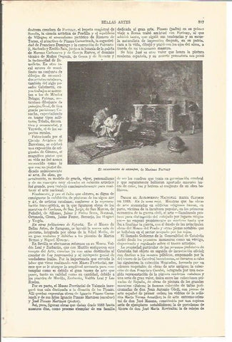 LAMINA V03696: El coleccionista de estampas por Mariano Fortuny